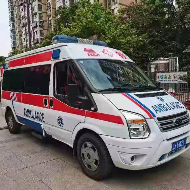 陇南长途救护车护送病人返乡